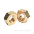 Brass Machine Screws And Hexagon Nuts